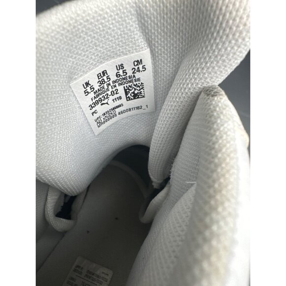 Puma X BMW M Motorsport High-Top Racing Shoes‎ Size 6.5 US White & Black Leather - Picture 2 of 10